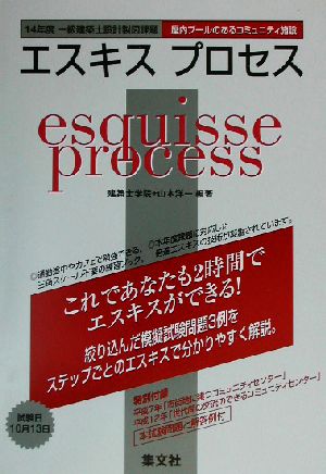 エスキスプロセス 14年度一級建築士設計製図課題 「屋内プールのあるコミュニティ施設」