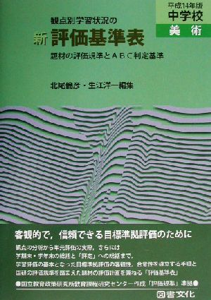 観点別学習状況の 新評価基準表 中学校・美術(平成14年版) 題材の評価規準とABC判定基準