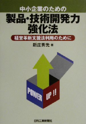 中小企業のための製品・技術開発力強化法 経営革新支援法利用のために