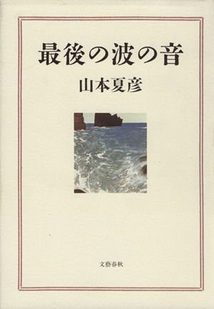 最後の波の音