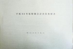 特別会計決算参照書(平成14年度)