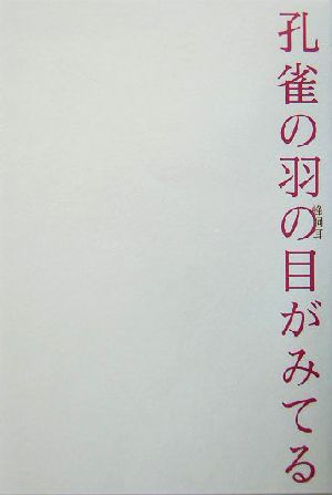 孔雀の羽の目がみてる