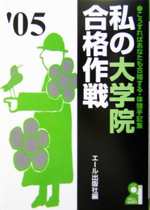 私の大学院合格作戦(2005年版)