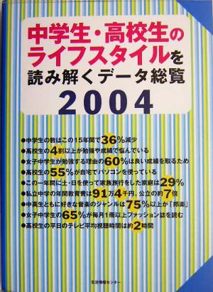 中学生・高校生のライフスタイルを読み解くデータ総覧(2004)