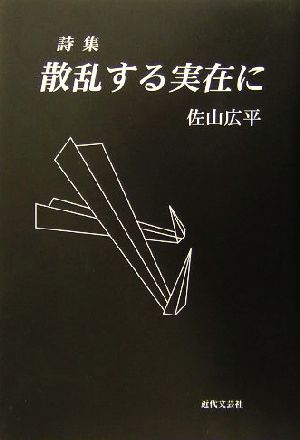 詩集 散乱する実在に 詩集