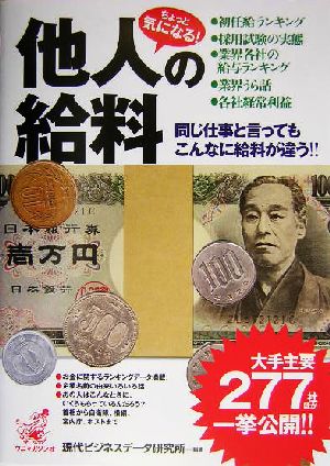 ちょっと気になる！他人の給料 同じ仕事と言ってもこんなに給料が違う!!