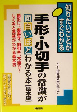 手形・小切手の常識が面白いほどわかる本 基本編(基本編)