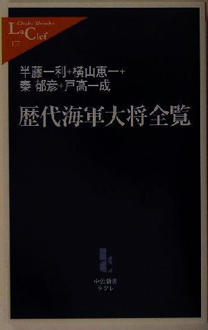 歴代海軍大将全覧 中公新書ラクレ