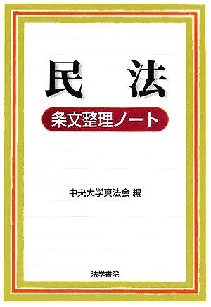 民法条文整理ノート