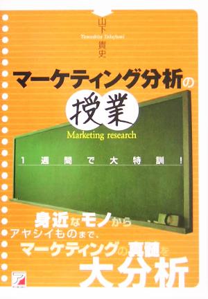 マーケティング分析の授業 アスカビジネス