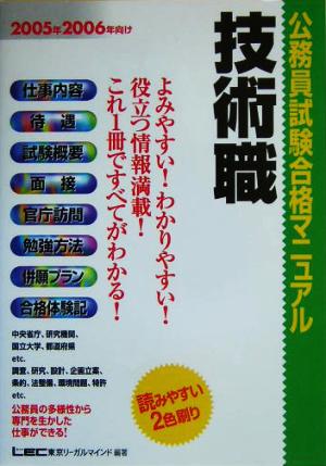 公務員試験合格マニュアル 技術職(2005年・2006年向け)