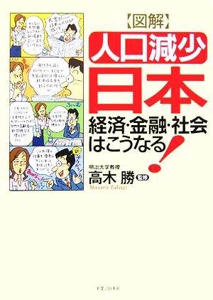 図解 「人口減少」日本 経済・金融・社会はこうなる！ 実日ビジネス