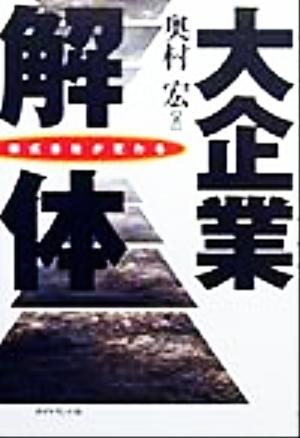 大企業解体 株式会社が変わる