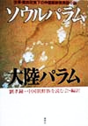 ソウルパラム大陸パラム 改革・開放政策下の中国朝鮮族実話小説