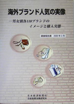 海外ブランド人気の実像 男女別各110ブランドのイメージと購入実態