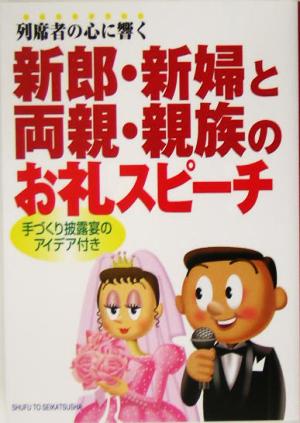 列席者の心に響く新郎・新婦と両親・親族のお礼スピーチ