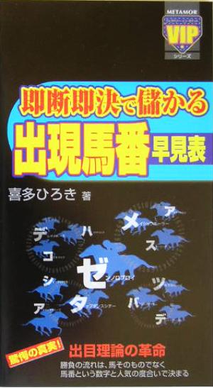 即断即決で儲かる出現馬番早見表 METAMORヴィクトリー・イン・ポケットシリーズ