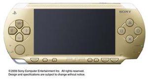 PSP「プレイステーション・ポータブル」シャンパンゴールド(PSP1000CG)