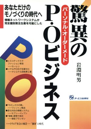 驚異のP・Oビジネス あなただけのモノづくりの時代へ 情報ネットワークシステムが完全個別受注生産を可能にした