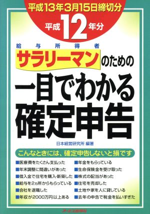 サラリーマンのための一目でわかる確定申告(平成12年分)