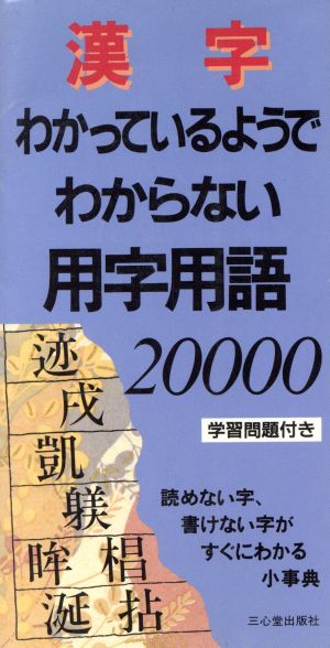 漢字 わかっているようでわからない用字用語20000