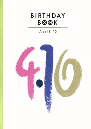 BIRTHDAY BOOK April 10