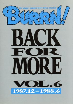 BACK FOR MORE(VOL.6)