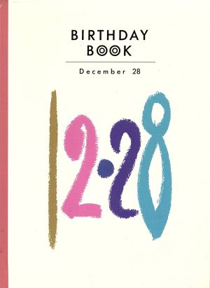 BIRTHDAY BOOK December 28