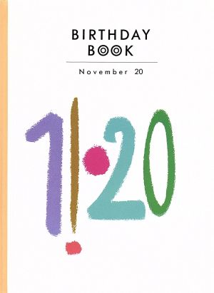 BIRTHDAY BOOK November 20