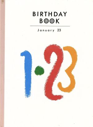 BIRTHDAY BOOK January 23