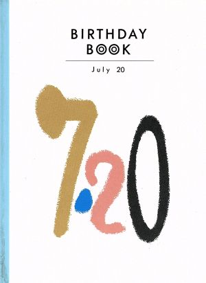 BIRTHDAY BOOK July 20