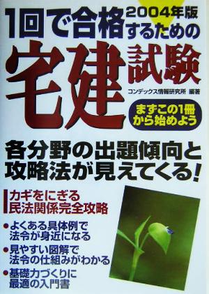 1回で合格するための宅建試験(2004年版)