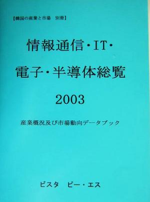 情報通信・IT・電子・半導体総覧(2003) 産業概況及び市場動向データブック