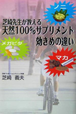 芝崎先生が教える天然100%サプリメント効きめの違い