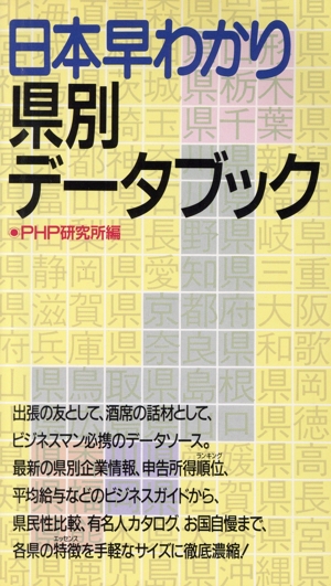 日本早わかり 県別データブック