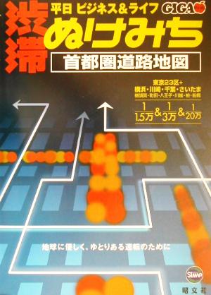 渋滞・ぬけみち首都圏道路地図 東京23区+横浜・川崎・千葉・さいたま 平日ビジネス&ライフ 実走調査 GIGAマップル