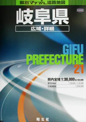 岐阜県広域・詳細道路地図 県別マップル21