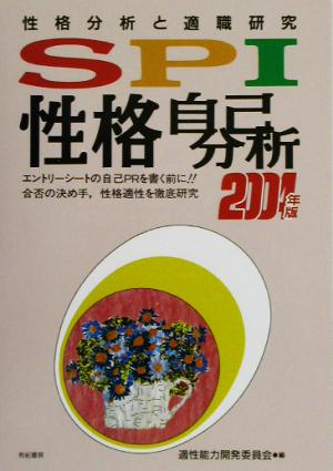 SPI性格自己分析(2004年版) 性格分析と適職研究