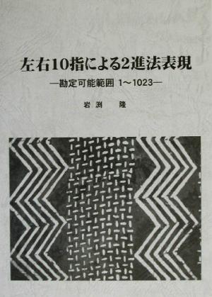 左右10指による2進法表現 勘定可能範囲 1～1023