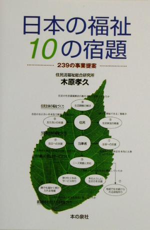 日本の福祉10の宿題 239の事業提案