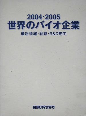 世界のバイオ企業(2004・2005) 最新情報・戦略・R&D動向-最新情報・戦略・R&D動向