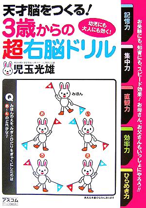 天才脳をつくる！3歳からの超右脳ドリル 幼児にも大人にも効く！