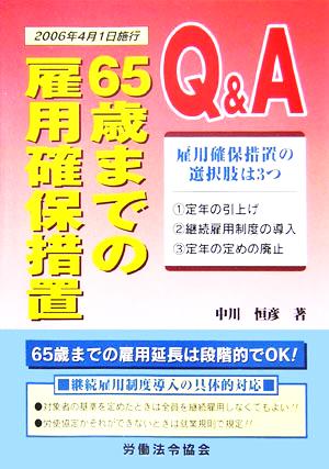 Q&A 65歳までの雇用確保措置