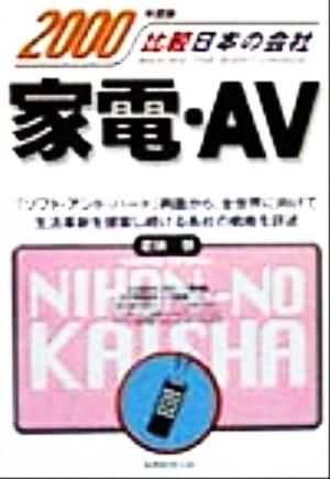 家電・AV(2000年度版) 比較日本の会社