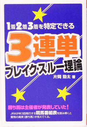 1着2着3着を特定できる3連単ブレイク・スルー理論