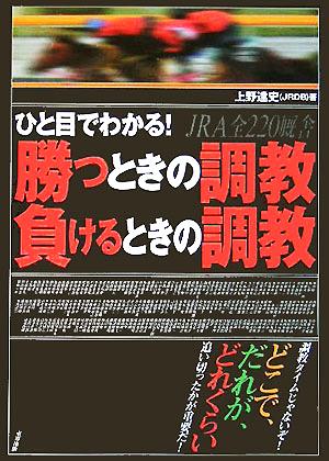 ひと目でわかる！JRA全220厩舎勝つときの調教 負けるときの調教