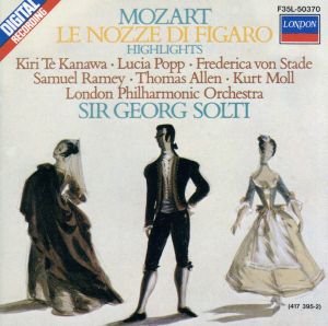 モーツァルト:歌劇「フィガロの結婚」ハイライツ