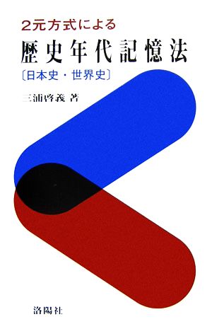 2元方式による歴史年代記憶法日本史・世界史