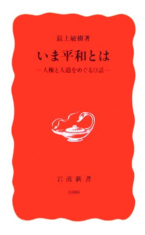 いま平和とは 人権と人道をめぐる9話 岩波新書