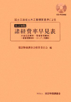 国土交通省土木工事積算基準による諸経費率早見表 共通仮設費率・現場管理費率・一般管理費等率・イメージアップ経費率